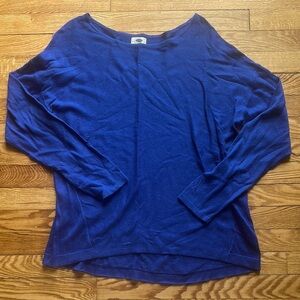 Blue Long Sleeve Sweater